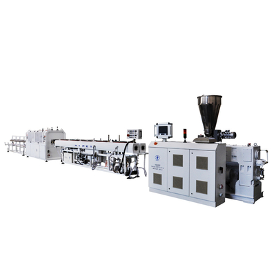 購入 PVCパイプ用エクストルーダーHYZS55/120 20-63mmの高効率のPVCUPVCパイプケーブル製造機械生産ライン online manufacture