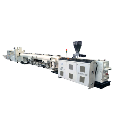 購入 高効率の110~200mmPVC水排水・下水管生産ライン ZS65/132出力420kg/h 8t/day online manufacture