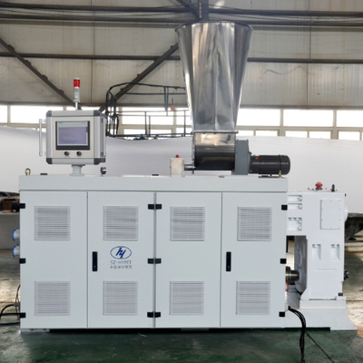 購入 Shenzhen HYPET Higher Output Higher Filler Longer Lifttime Vertical Gear Box Type PVC Extruders Machine online manufacture
