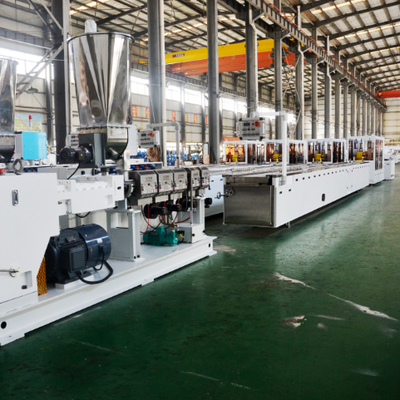 購入 China Manufacturer Customized WPC Anti Slip Wood Plastic Composite Outdoor PVC PP PE WPC Foamed Decking Floor Making Machine online manufacture