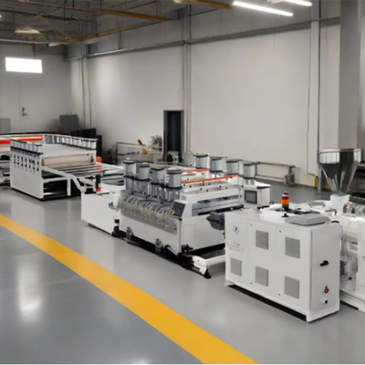 購入 Shenzhen HYPET Carbon Crystal Plate Extrusion Production Line /Three Layers PVC Foam Board Equipment Making Machine Manufacturer online manufacture