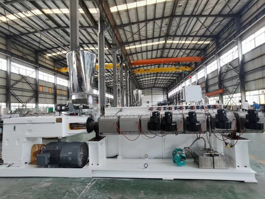 購入 Shenzhen HYPET PS75/38  95/38  125/38 High Efficient And High Speed Parallel Twin Screw Plastic Extruders online manufacture