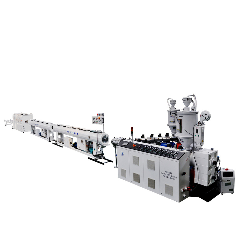 160-400mm パイプ製造機械 HDPEエクストルーションライン 高容量 HDPE/PE/PP/PPR SJ90/38