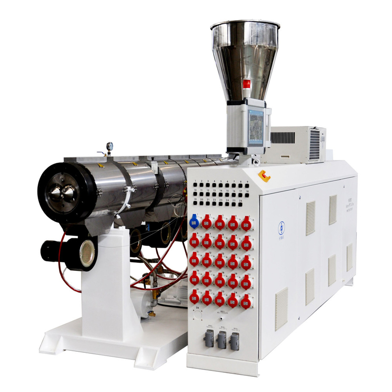 大出力 PS120/28 平行双螺旋挤出機 PVC管管プロフィール granulatorペレット化ライン挤出機