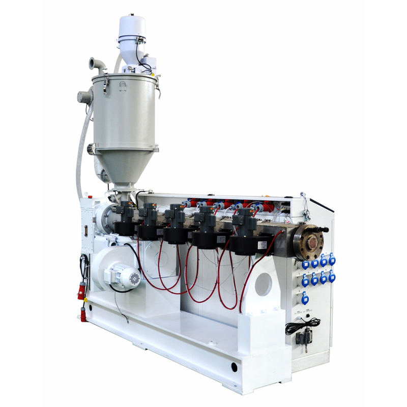シングルスクリューエクストルーダー プラスチックコエクストルーション PE PPR HDPE 三層パイプ SJ180/28 モーター160kwと530kg/h
