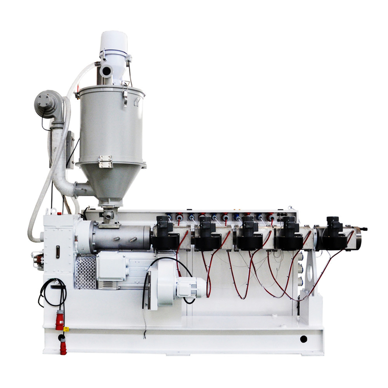 シングルスクリューエクストルーダー プラスチックコエクストルーション PE PPR HDPE 三層パイプ SJ180/28 モーター160kwと530kg/h
