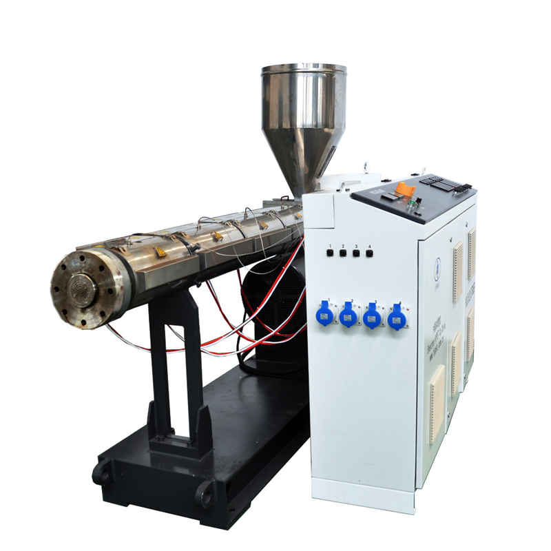 廃棄物素材 リサイクルされたLDPE HDPE PP プラスチック挤出機 シングルスクリュー挤出機 SJ75/30 ペレットパイププロファイル