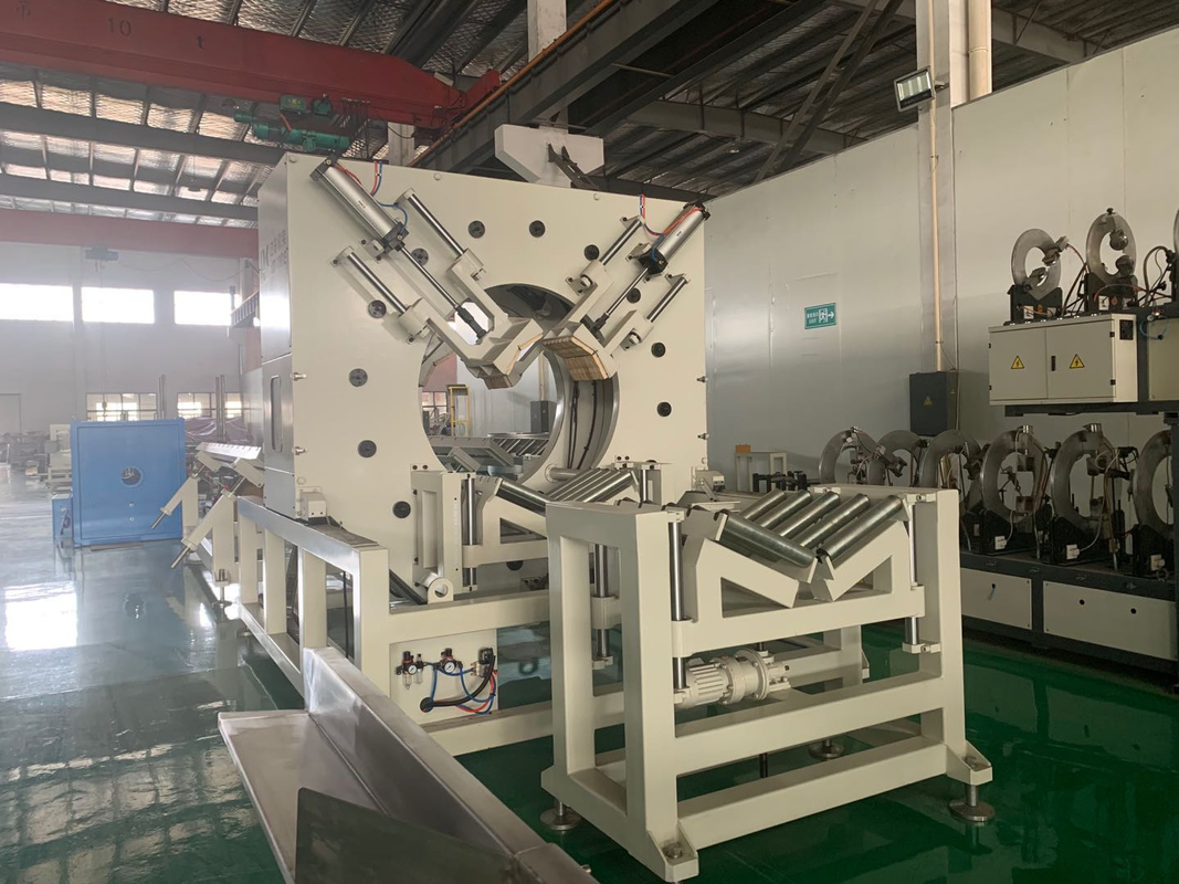 400mm -1000mm プラスチック HDPE PE パイプ 製造機械 生産ライン 大きいシングルスクリューエクストルーダー SJ150/38 モーター 400kW そして出力 1400kg/h