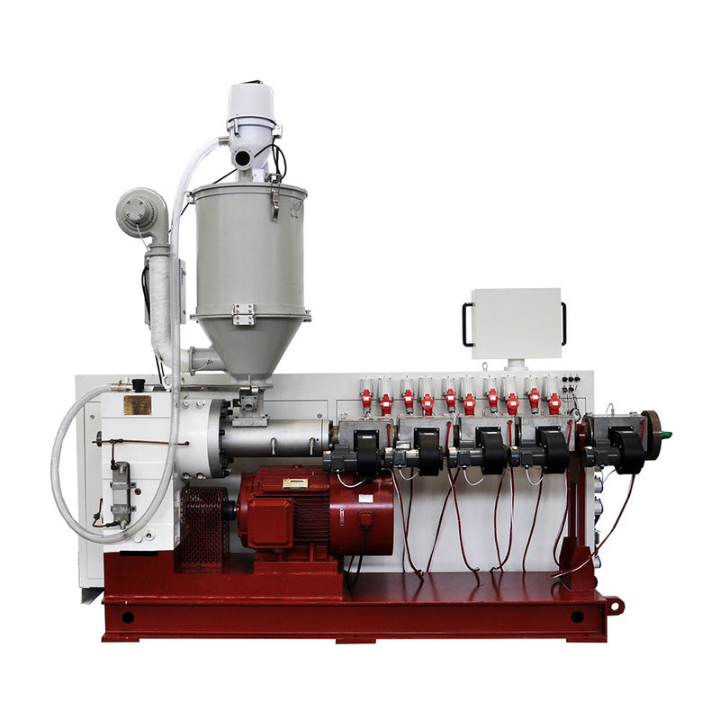 高出力 PE HDPE 生産機械 単スロー エクストルーダー 出力 90kg/h SJ55/30 モーター 30kw