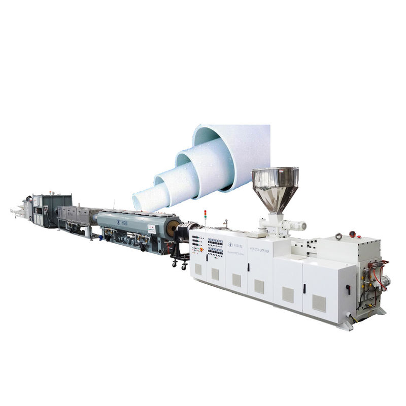 大直径 250-400mm 地下水供給 PVCパイプ製造ライン 円形双螺旋挤出機 ZS80/173